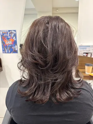 ミディアム カラー APHRODITE 銀座所属・APHRODITE 銀座/高橋 洸太のヘアスタイル