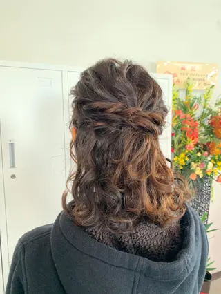 セミロング ヘアアレンジ Emma ecole所属・Emma ecole /栄/RIOのヘアスタイル