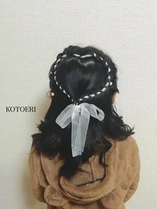 ヘアアレンジ キッズ 小林 千恵のヘアスタイル