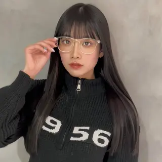 ロング 石山 洸平のヘアスタイル