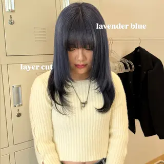 ロング カラー 柔らかいcolor ¦韓国¦🩰マユ🩰のヘアスタイル