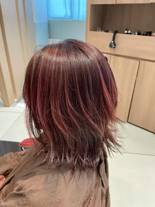 ミディアム カラー SALOWIN京都河原町Suite店所属・✨石乃宮 龍✨京都河原町✨のヘアスタイル