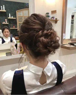 ロング ヘアアレンジ nakahara madokaのヘアスタイル