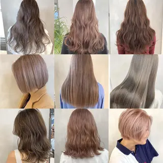 ミディアム カラー 艶ハイトーンブリーチ 🌈小林侑雅のヘアスタイル
