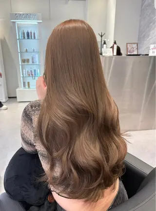 ロング カラー Ardore 韓国風カラー大阪のヘアスタイル