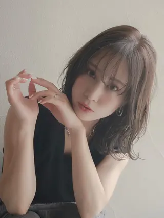 ミディアム カラー ハイトーン×似合わせ 🌱中川慎之介のヘアスタイル