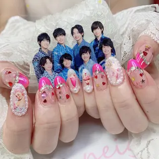 ネイル La neige* yuki 🥯🍑のネイルデザイン