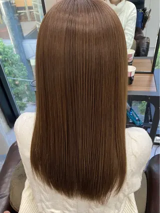 カラー 韓国/ワンホンヘア 髪質改善/MaCoのヘアスタイル