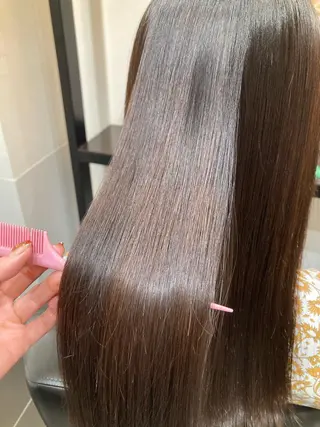 セミロング CUORE松戸本店 ♡ 岡野美南のヘアスタイル