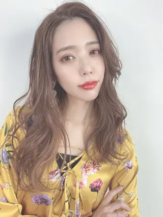 セミロング カラー ⭐️Shelter by TOKYO⭐️のヘアスタイル