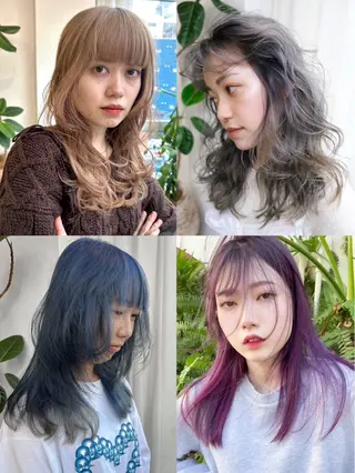 カラー ness 一花のヘアスタイル