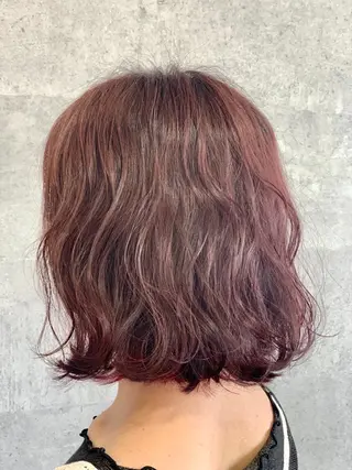 ミディアム SALOWIN心斎橋Suite店所属・ブリーチ毛にもできる 縮毛矯正|鷹司郎のヘアスタイル