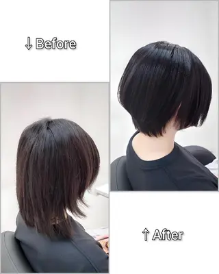 ショート 三宮/艶髪カラー /縮毛矯正/北條弘樹のヘアスタイル