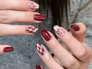 ネイル More Glam Nailsalon 大宮東口店 ～韓国ネイル・ワンホンネイル・スカルプネイル～所属・大宮 愛のネイルデザイン