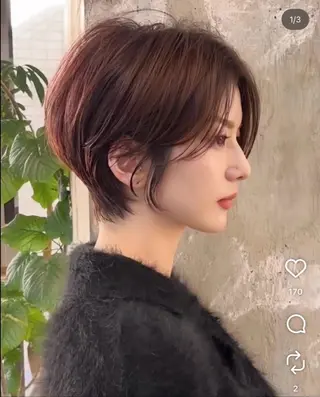 ショート 西谷 勇志のヘアスタイル