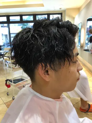 ショート メンズ 吉澤 杏美のヘアスタイル