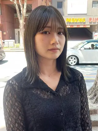 ミディアム 園田 渉 ◤SHIKIO◢のヘアスタイル