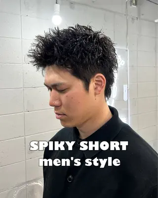 ショート パーマ メンズ 難波店/メンズパーマ •フェード/河本かほのヘアスタイル