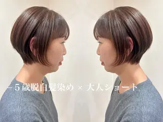 ショート カラー イーストハムネオ高木 亮人🌿のヘアスタイル