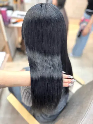 ロング カラー 🩶mana🩶艶髪 /カラーオンカラーのヘアスタイル