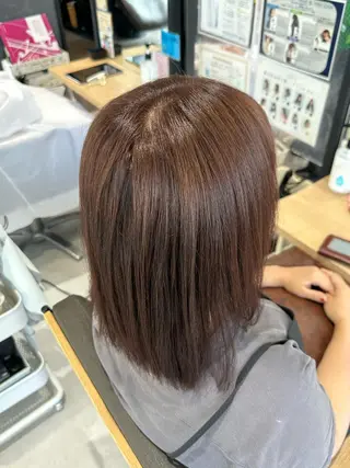 ミディアム カラー 🍜のばた 🍜のヘアスタイル