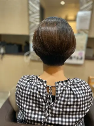 ショート 勘場 万菜華のヘアスタイル
