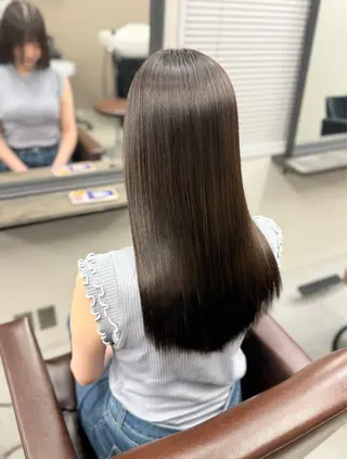 ロング カラー 縮毛矯正/韓国 /店長/KANATOのヘアスタイル
