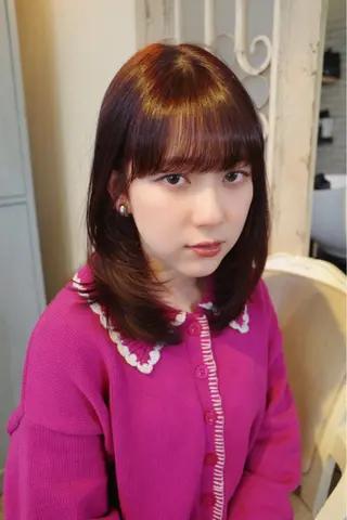 ロング cachecache所属・及川 光のヘアスタイル