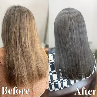 ロング カラー _White所属・ＳＨＩ ＺＵのヘアスタイル