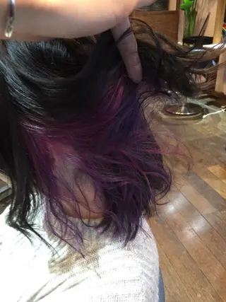 ミディアム カラー 原宿サロン代表 デザインカラー伊藤卓のヘアスタイル