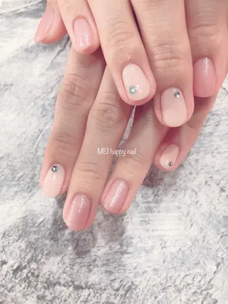 ネイル 北浦和 自爪育成ケアのネイルデザイン