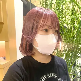 ショート 暖色カラー/レイヤー カット/Yunaのヘアスタイル