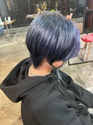 カラー La fith hair ray 札幌店所属・顔まわり/W カラー/リョウのヘアスタイル