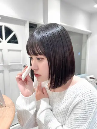 ショート 縮毛矯正/韓国ヘア /レイヤー🎀ミズキのヘアスタイル