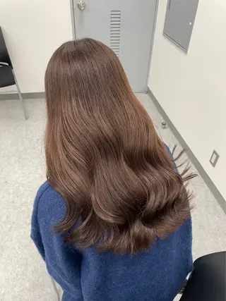 ロング カラー ♡艶髪ブラウン himi♡のヘアスタイル