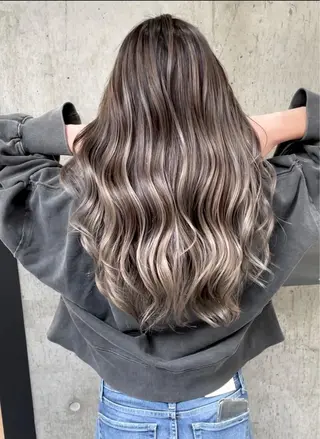 ロング カラー SALOWIN  原宿ash所属・タナカ タクヤのヘアスタイル