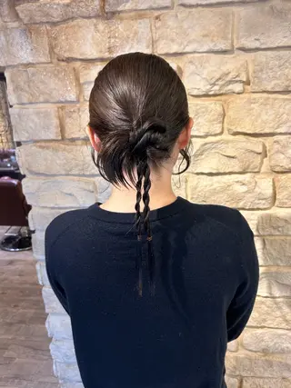 ヘアアレンジ Mei /オリーブ カラー/アレンジのヘアスタイル