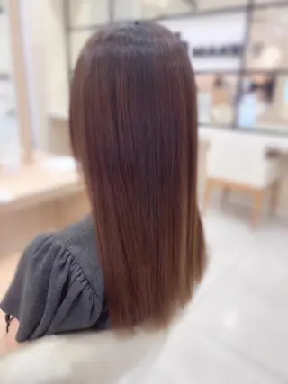 セミロング カラー 石川 碧音維のヘアスタイル