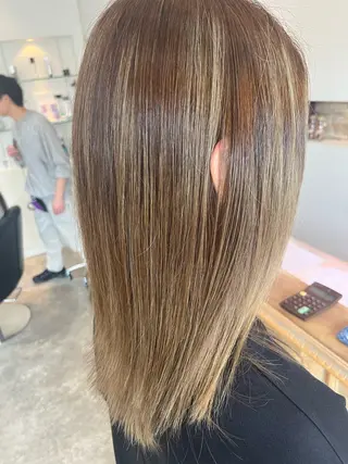 セミロング カラー ✨INCC//長尾 龍梧//モデル募集✨のヘアスタイル