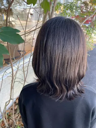 ミディアム 奧村 真奈のヘアスタイル