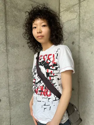 パーマ 吉岡 さゆりのヘアスタイル