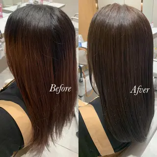 カラー Toiro所属・🤎小顔レイヤー /ベージュ🤎友香のヘアスタイル