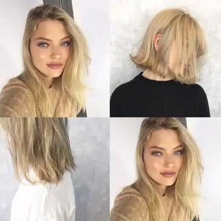 ショート カラー レイヤーカット BLend 渋谷のヘアスタイル