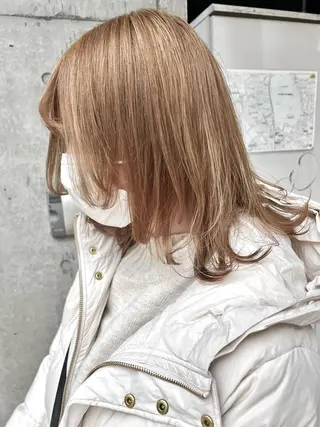 ミディアム カラー ヘアアレンジ 🐺ウルフの神🐺 /カラー/けいすけのヘアスタイル