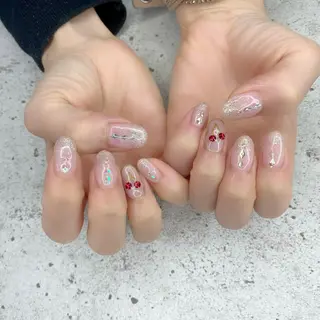 セミロング カラー パーマ ヘアアレンジ メンズ キッズ ネイル マツエク・マツパ アイブロウ Salon Ｋのネイルデザイン