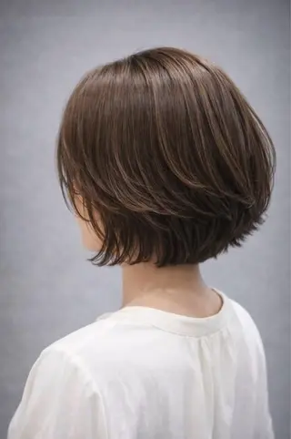 ショート カラー NUJAR所属・透明感／髪質改善 ／ NUJAR／りかのヘアスタイル