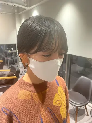 ショート 韓国風/オシャレ /縮毛矯正/滝口琴未のヘアスタイル