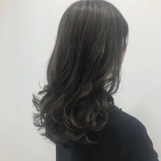セミロング レイヤー/ハイトーン 🧸SENAのヘアスタイル