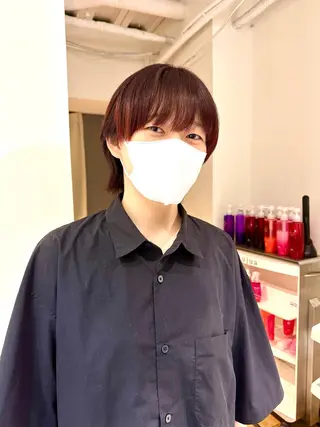 ショート カラー Maria 梅田/デザインカラーのヘアスタイル