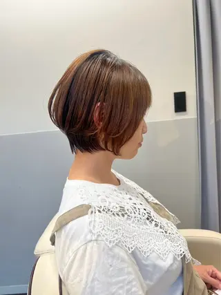 ショート 🌟ショート/シ ョートボブ/岡田🌟のヘアスタイル